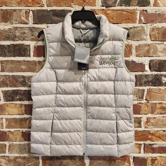 Eddie Bauer Cirruslite 650 Fill Down Puffer Vest Women’s Size Large StormRepel - Picture 1 of 13